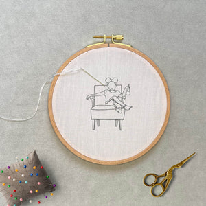 Just Chillin Embroidery PDF Pattern