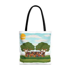 Adams Family Reunion Tote, White