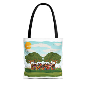 Adams Family Reunion Tote, White