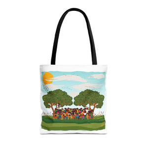 Adams Family Reunion Tote, White