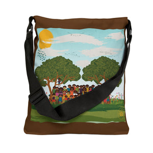 Adams Family Reunion Adjustable Strap Tote Bag