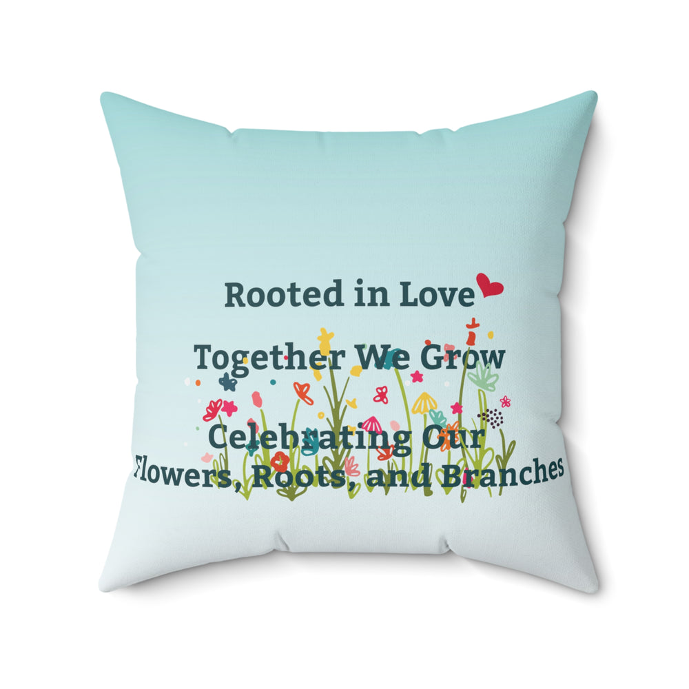 Adams Family Reunion Keepsake Square Pillow