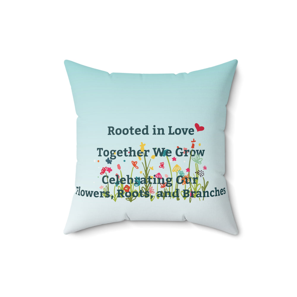 Adams Family Reunion Keepsake Square Pillow