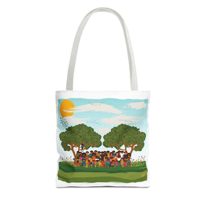 Adams Family Reunion Tote, White