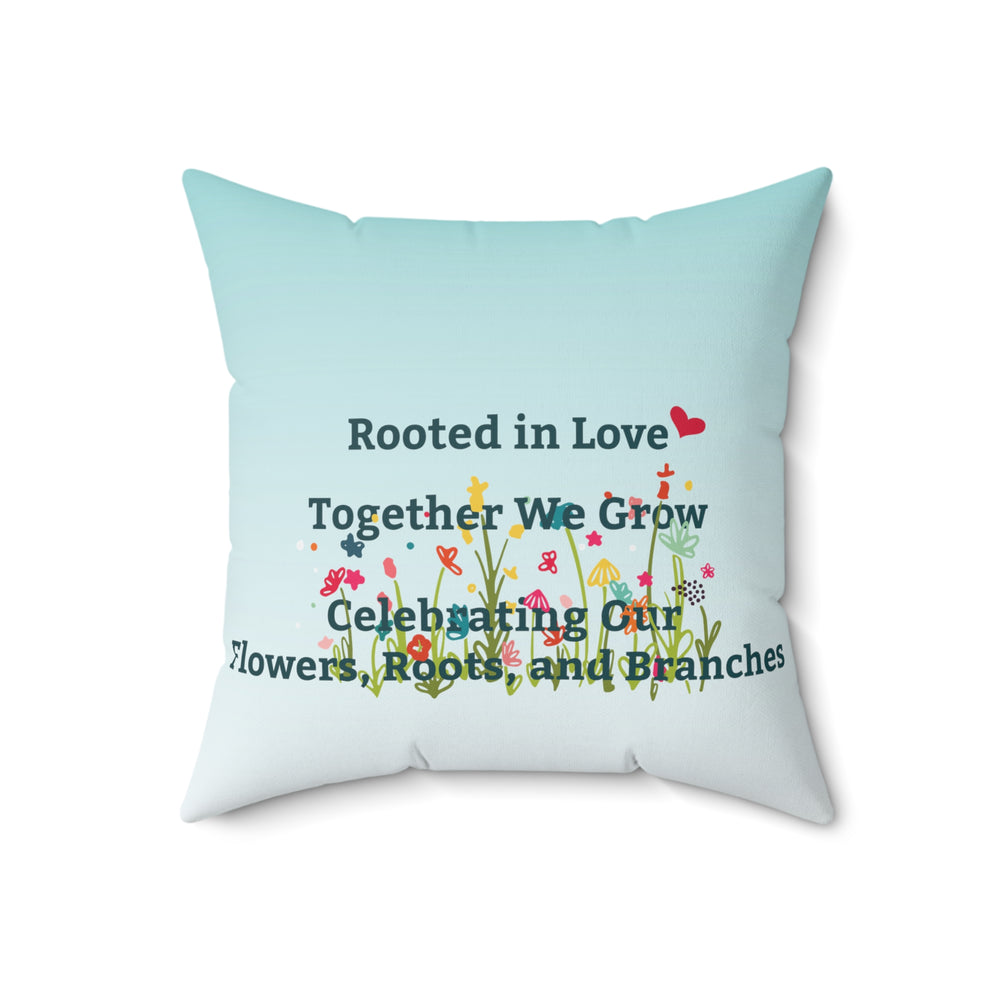 Adams Family Reunion Keepsake Square Pillow