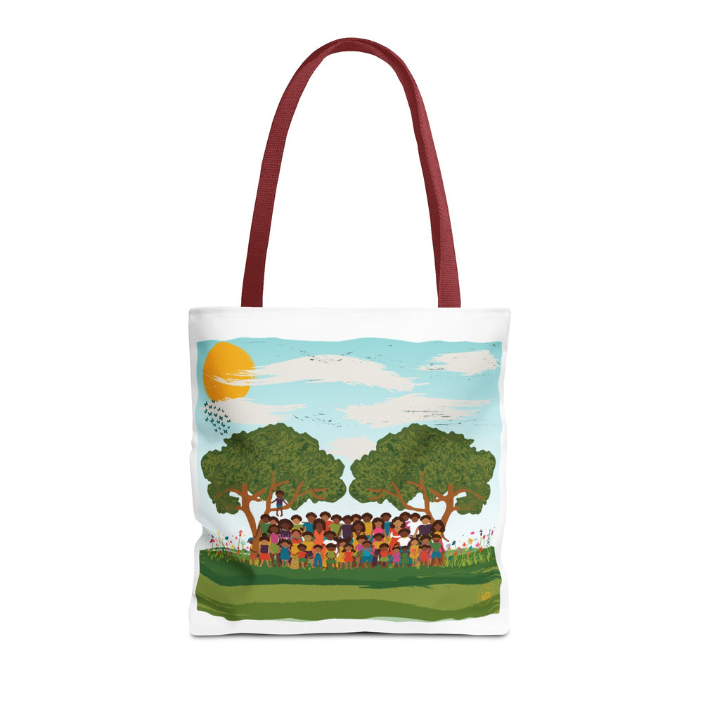 Adams Family Reunion Tote, White