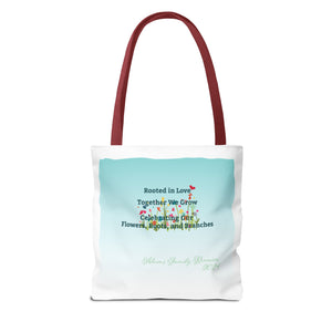 Adams Family Reunion Tote, White