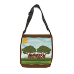 Adams Family Reunion Adjustable Strap Tote Bag