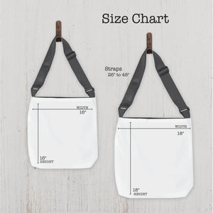 Adams Family Reunion Adjustable Strap Tote Bag