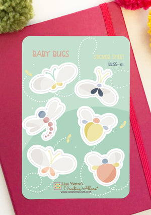 Baby Bugs Sticker Sheet Series 1