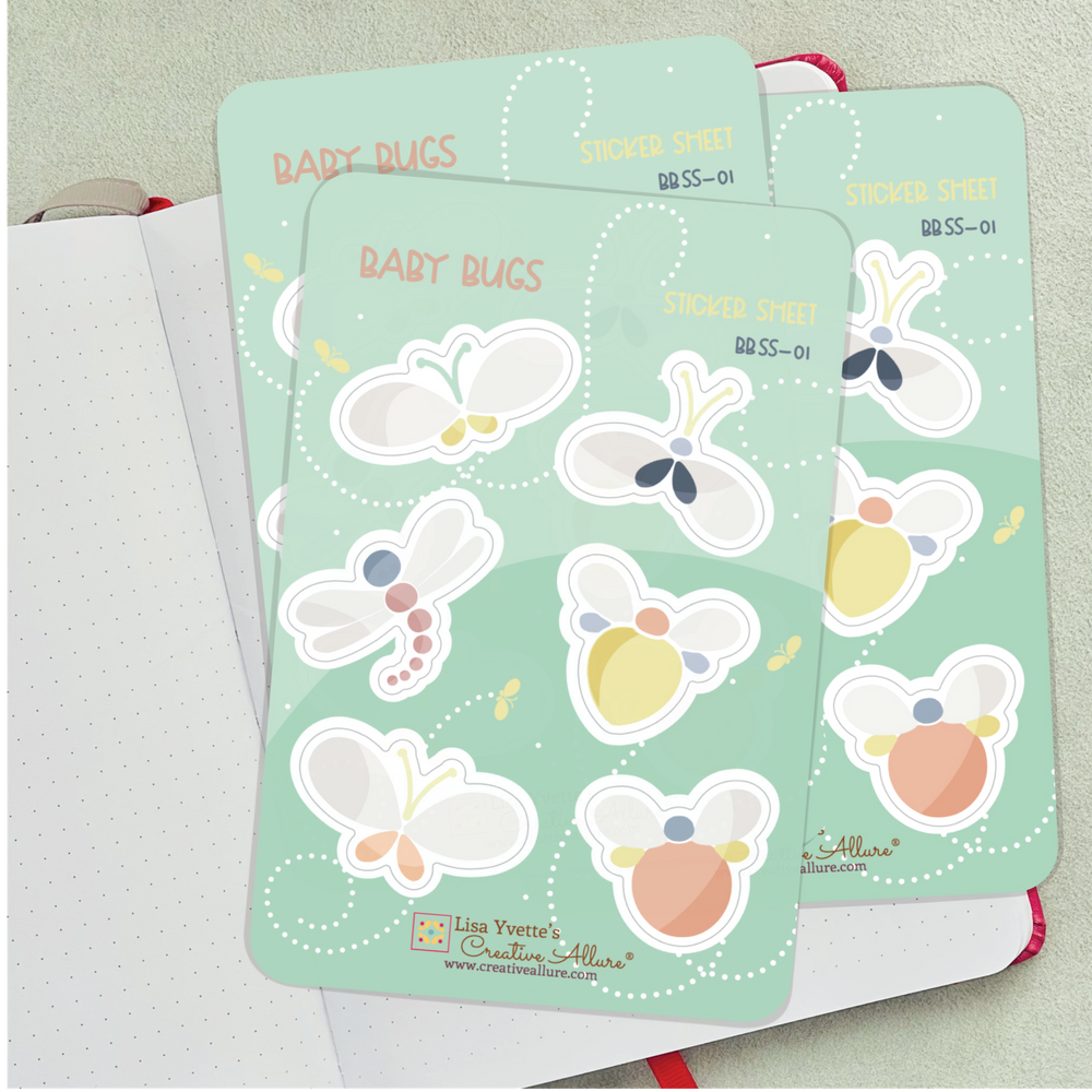 Baby Bugs Sticker Sheets Series 1