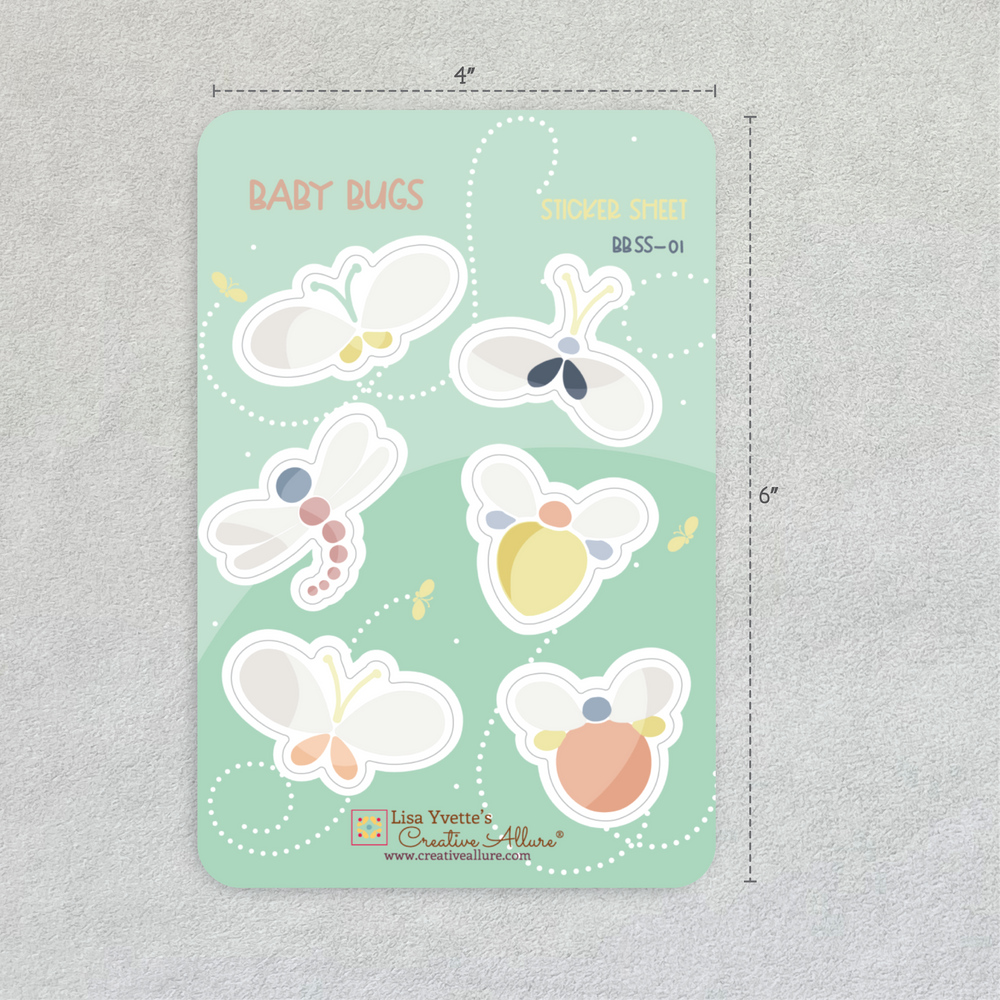 Baby Bugs Sticker Sheets Series 1