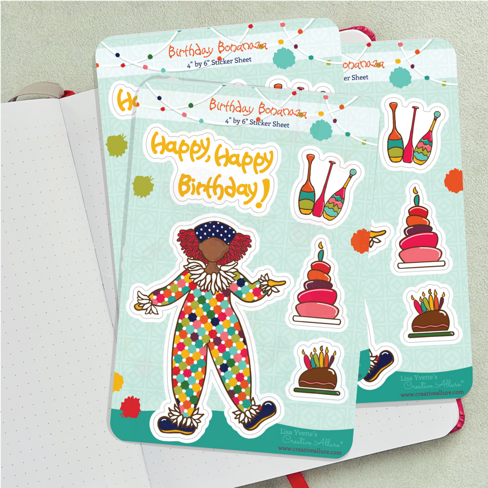 Mister Clown Sticker Sheet