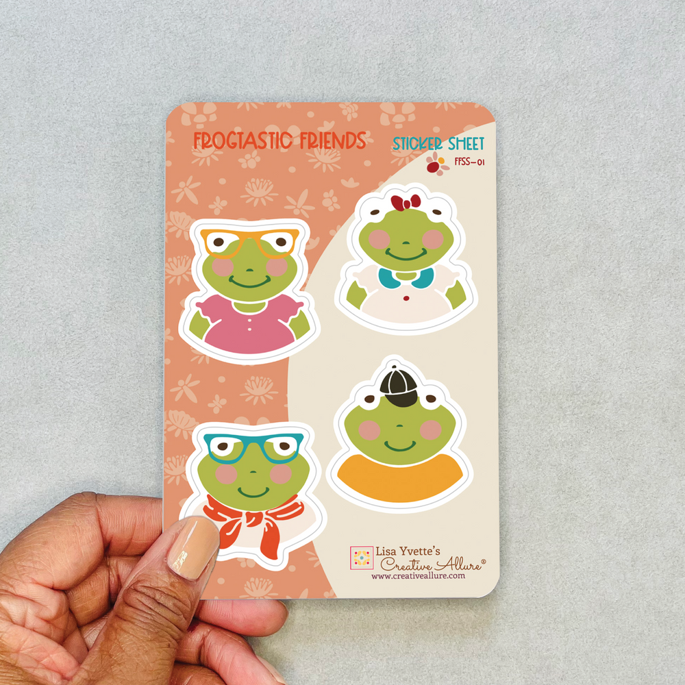 Frogtastic Friends Sticker Sheet 01