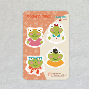 Frogtastic Friends Sticker Sheet 01