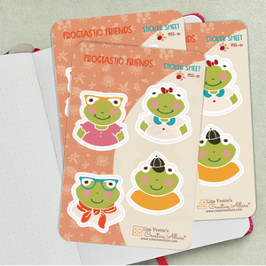 Frogtastic Friends Sticker Sheet 01