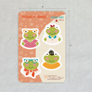 Frogtastic Friends Sticker Sheet 01