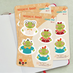 Frogtastic Friends Sticker Sheet 02