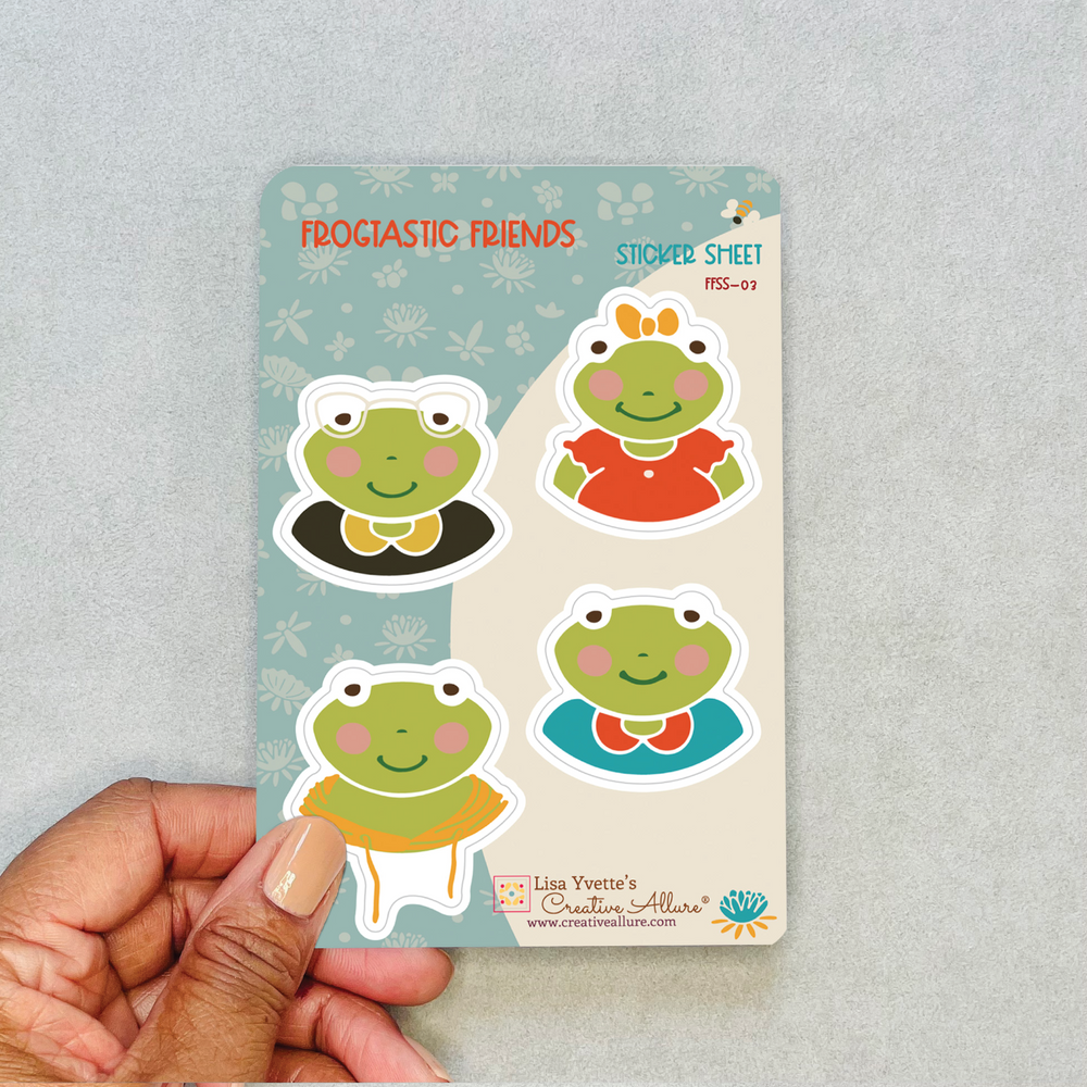 Frogtastic Friends Sticker Sheet 03