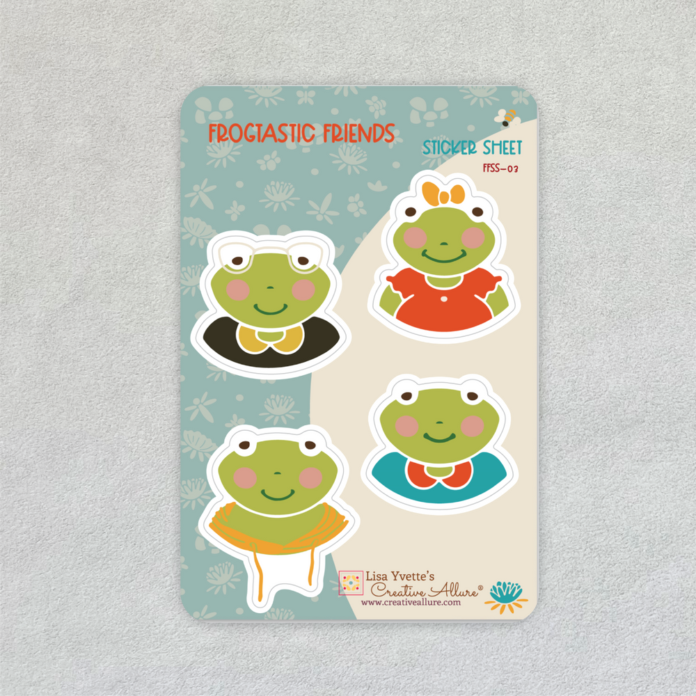 Frogtastic Friends Sticker Sheet 03