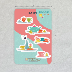 Little Tea Pots Sticker Sheet 02