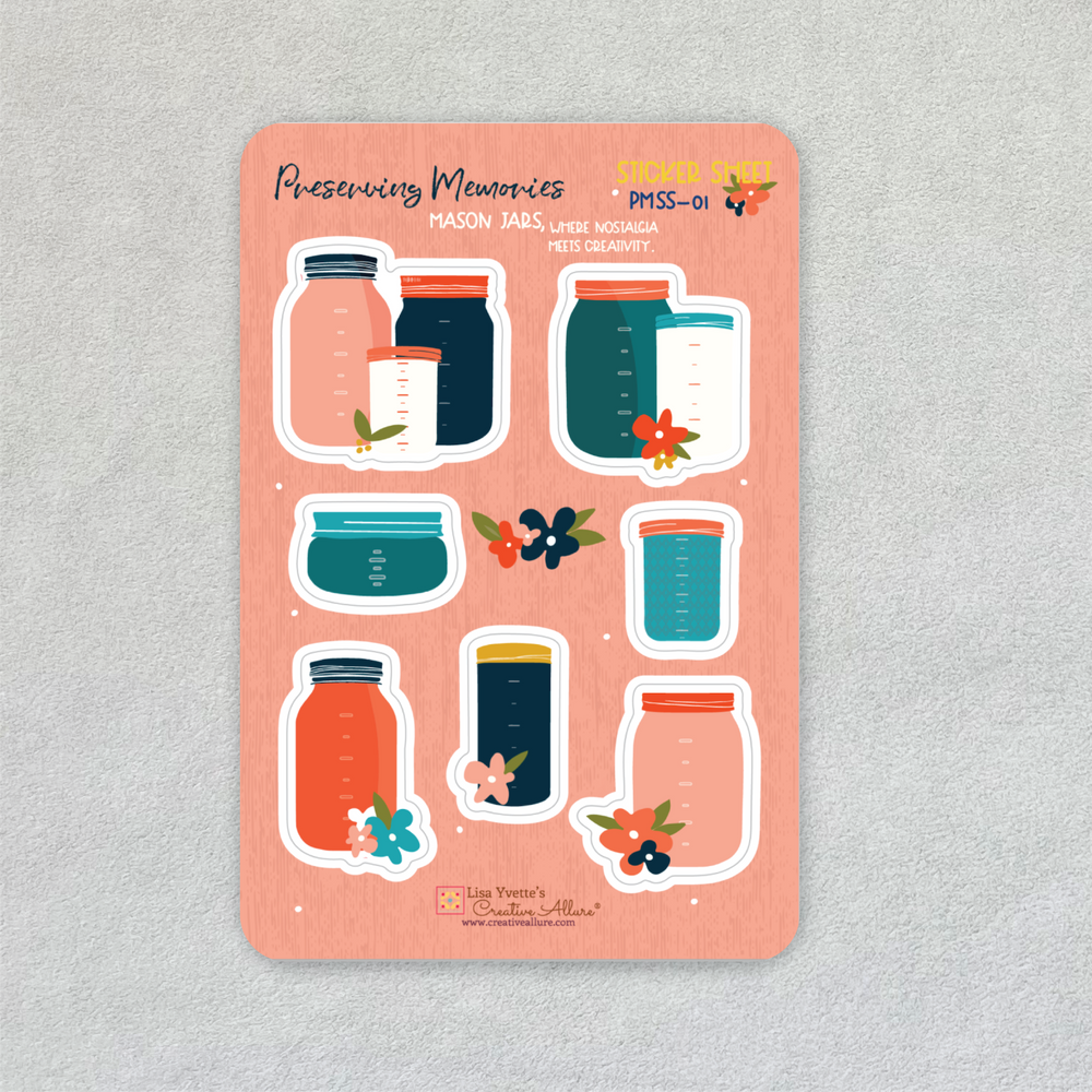 Perserving Memories Sticker Sheet