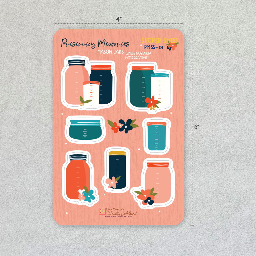 Perserving Memories Sticker Sheet