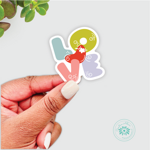 Sincerely Yours, LOVE Sticker