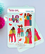 Sister Love Sticker Sheet