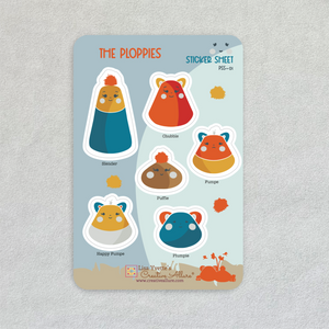 Ploppies Sticker Sheet PSS-01