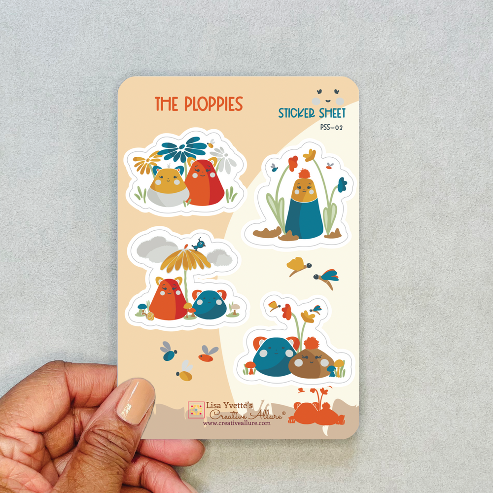 Ploppies Sticker Sheet PSS-02