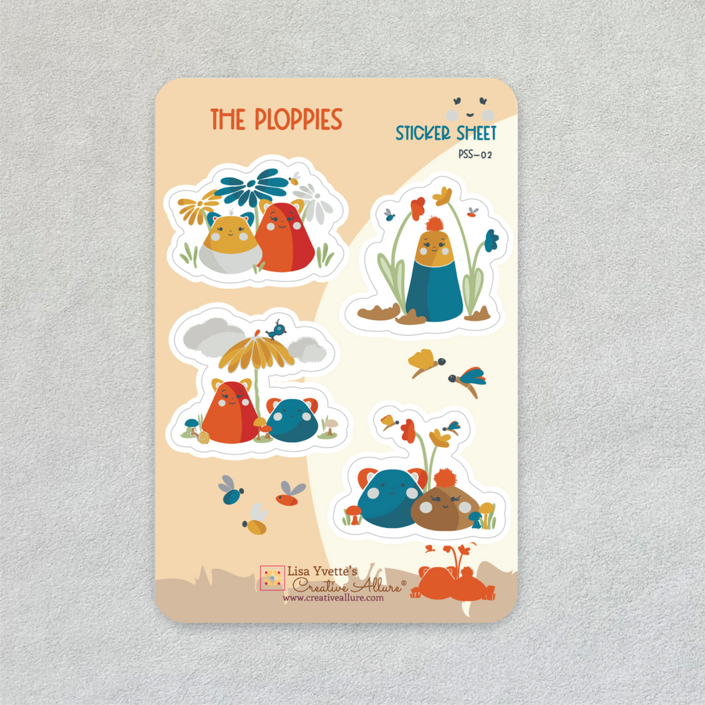 Ploppies Sticker Sheet PSS-03