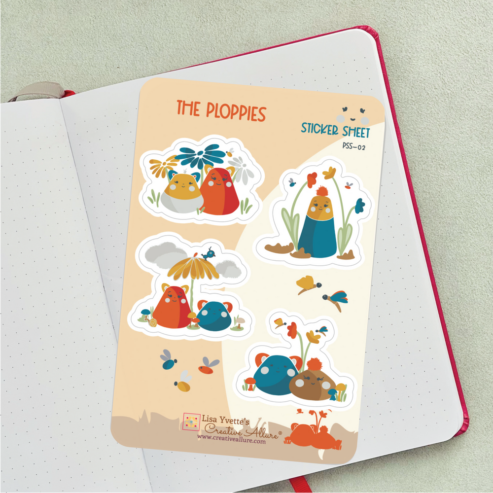 Ploppies Sticker Sheet PSS-03