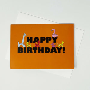 
            
                Load image into Gallery viewer, Balloon-Animal-Birthday-Card Flatlay
            
        