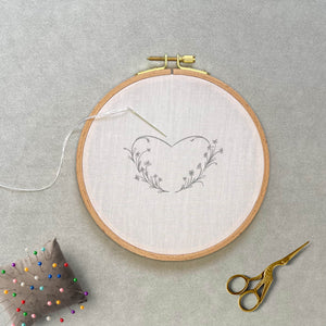 
            
                Load image into Gallery viewer, Floral Heart Embroidery PDF Pattern
            
        