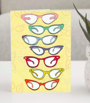 
            
                Load image into Gallery viewer, Greeting-card-with-illustration-Eye-glasses
            
        