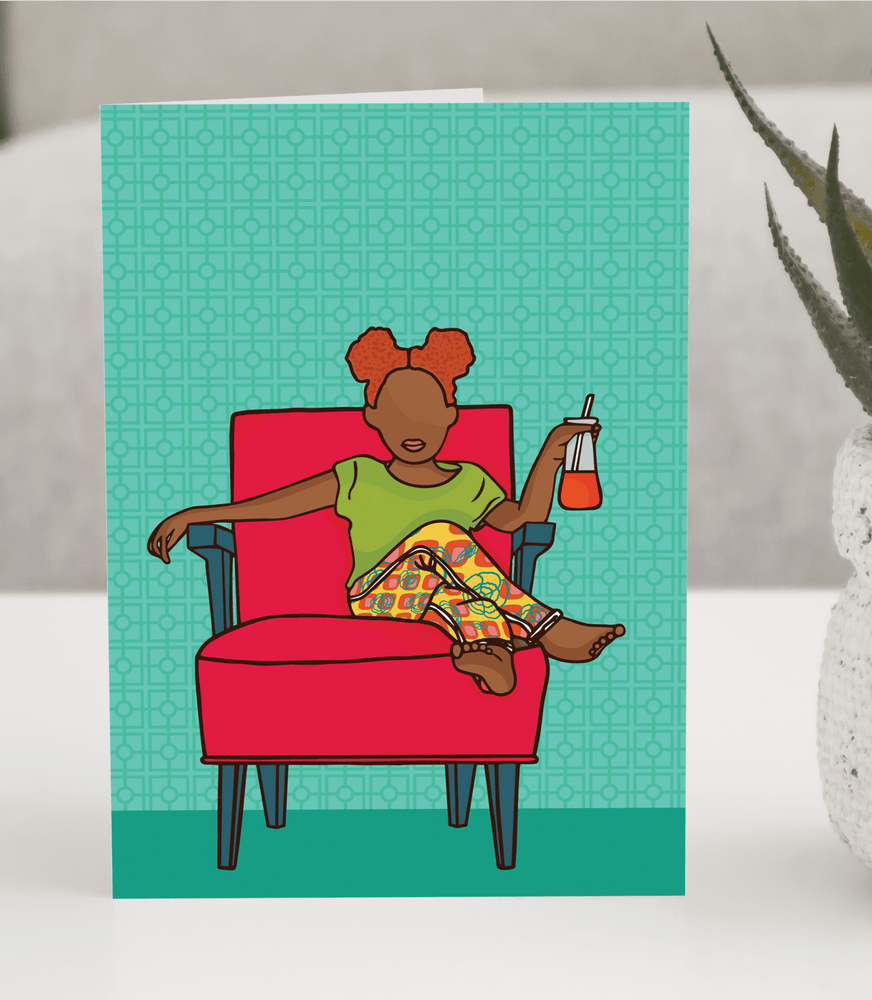 Just Chillin' Greeting Card