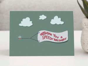 
            
                Load image into Gallery viewer, Love Bugs, Speedy Recovery Get Well Card
            
        